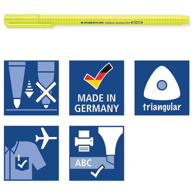 SIGNIR 1-4MM NEON TRIPLUS STAEDTLER 362-5 ZELENI