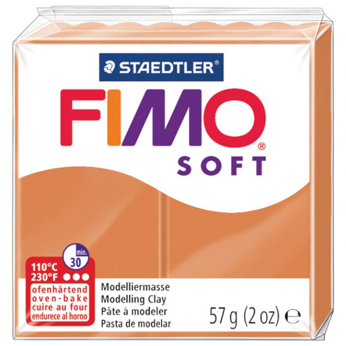 MASA ZA MODELIRANJE   57G FIMO SOFT STAEDTLER 8020-76 COGNAC