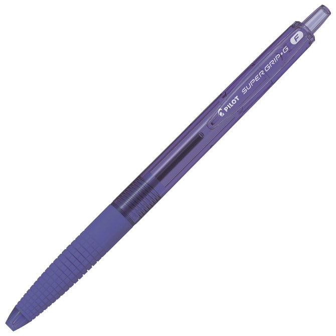 Olovka kemijska super grip g retractable pilot bpgg-8r-f ljubičasta