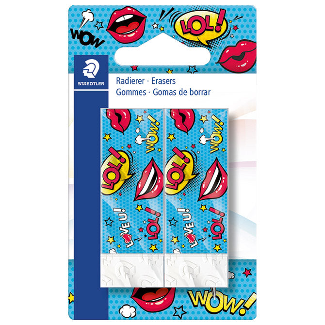 GUMICA RASOPLAST B20 PK2 COMIC STAEDTLER 526B2COBK2 BLISTER!!