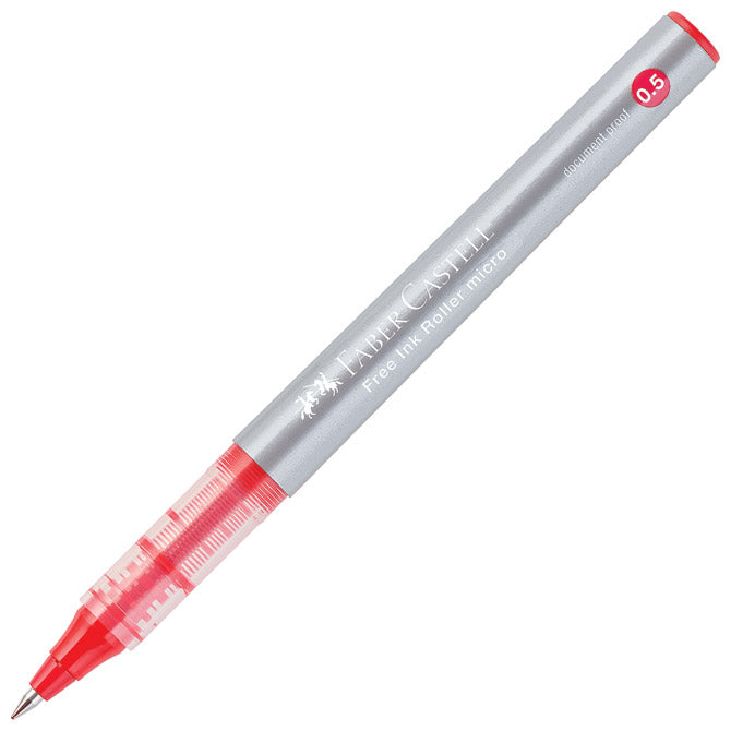 ROLER 0,2 MM MICRO (0,5 MM) FREE INK FABER-CASTELL 348503 CRVENI