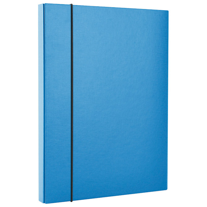 Mapa z elastiko hrbet-40mm a4 office products 21187511-01 modra