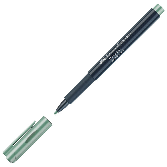 Marker permanentni 1-2mm metallic faber castell 160794 metalik zeleni
