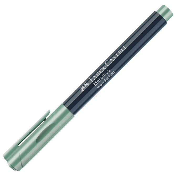 Marker permanentni 1-2mm metallic faber castell 160794 metalik zeleni