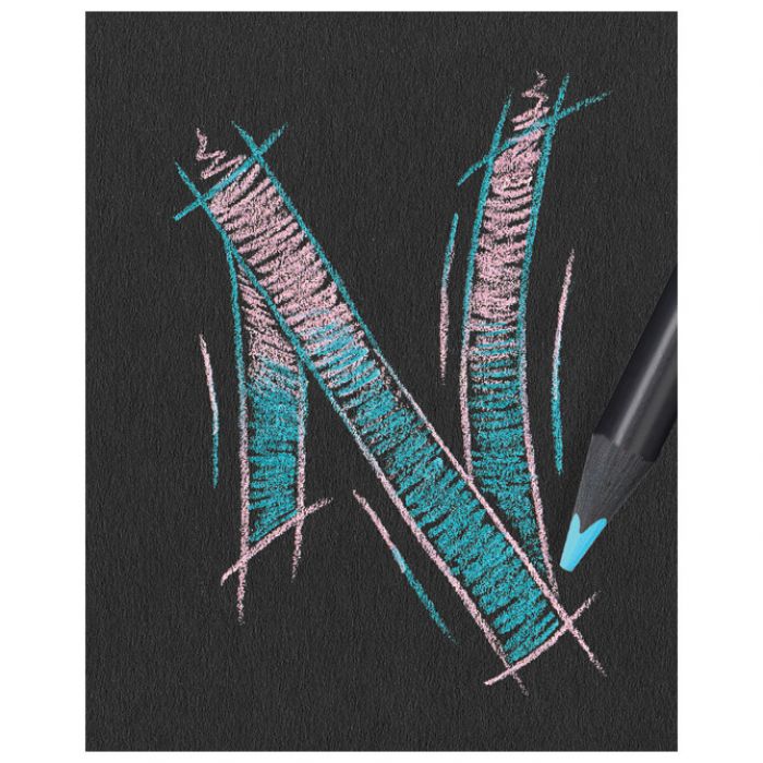 BOJE DRVENE  12BOJA TROKUTASTE BLACK EDITION FABER-CASTELL 116412 BLISTER