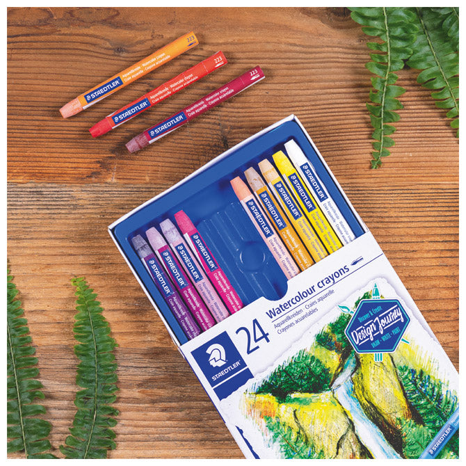 Boje voštane akvarel 12boja design journey staedtler 223 c12 blister