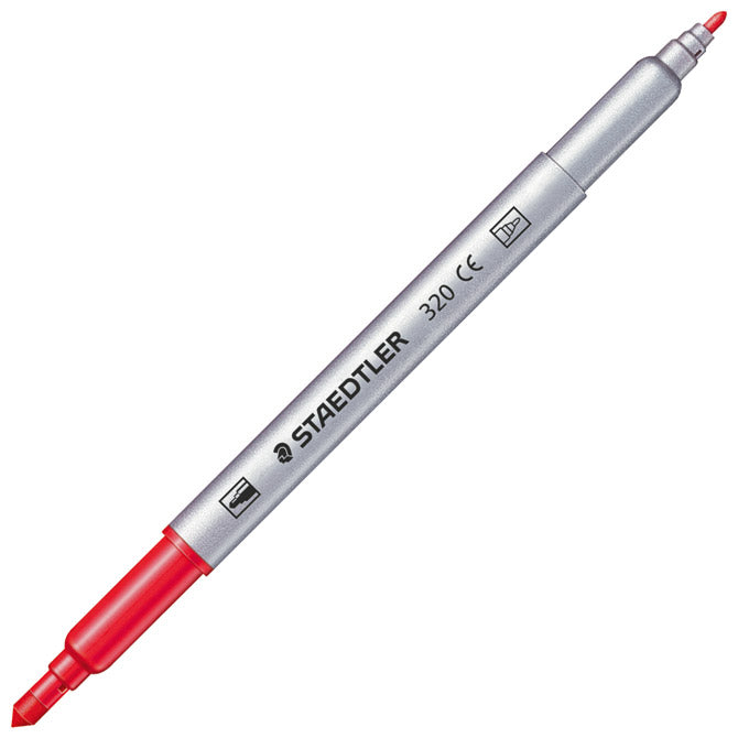 Flomaster 72barvni obojestranski z 2 konicama design journey staedtler 3200 tb72 blister