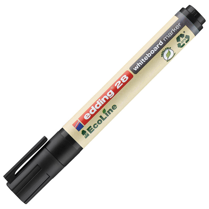Marker za bijelu ploču 1,5-3mm ecoline edding 28 crni
