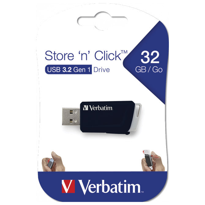 MEMORIJA USB 32GB 3.0 STORE&APOS;N&APOS;CLICK VERBATIM 49307 CRNI BLISTER