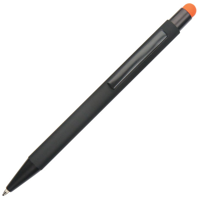Olovka kemijska metalna gumirana plus touch pen yfa2665b oslo sha.crno/narančasta
