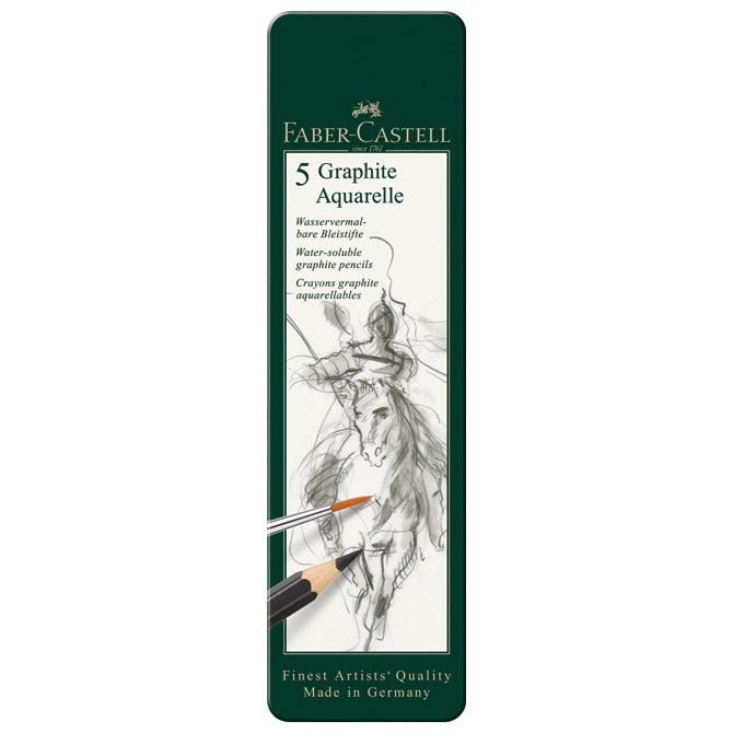 OLOVKA GRAFITNA PK5 U METALNOJ KUTIJI AQUARELLE FABER CASTELL 117805
