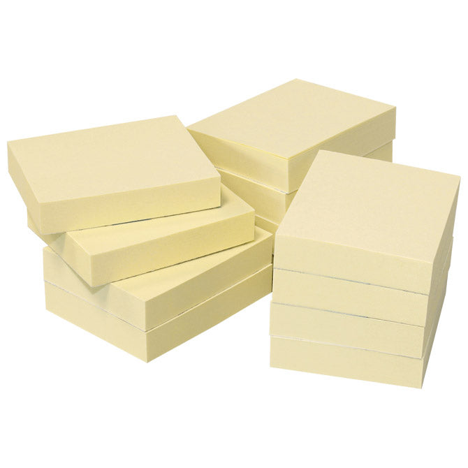 Blok samoljepljiv 40x50mm 12x100L Nature Global Notes 5653-11box žuti