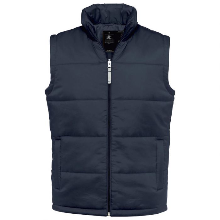 PRSLUK ZIP MUŠKI B&C BODYWARMER/MEN TAMNOPLAVI S * DO ISTEKA ZALIHA