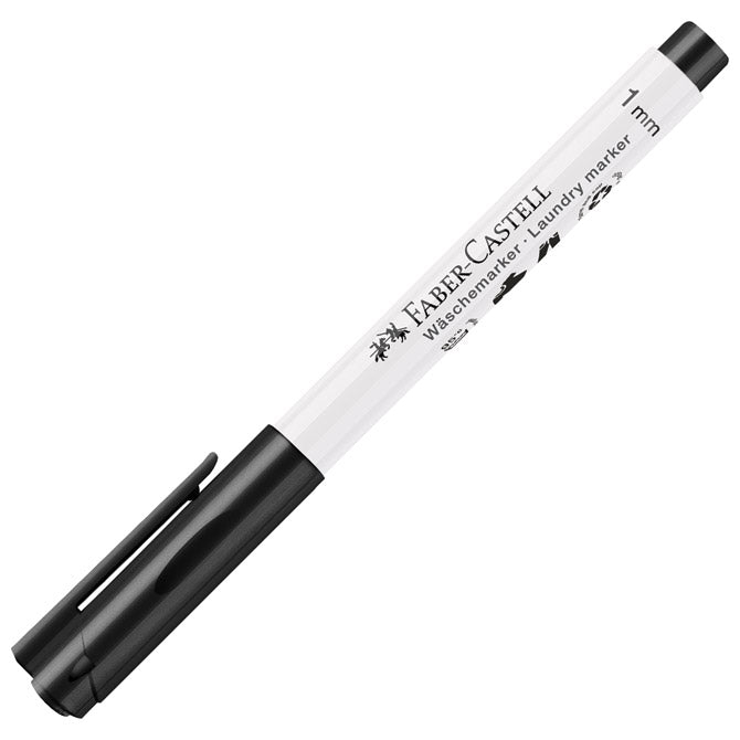 Marker za perilo 1mm faber castell 159502 črn