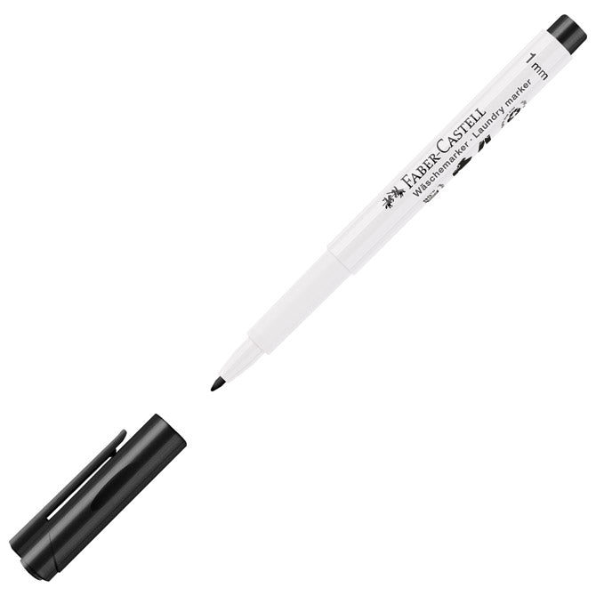 Marker za perilo 1mm faber castell 159502 črn