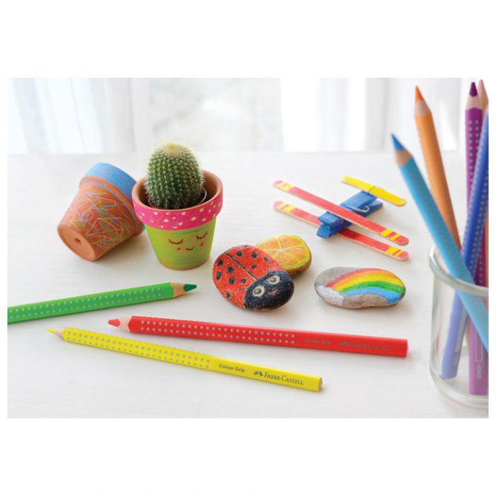 BOJE DRVENE  12BOJA JUMBO GRIP FABER-CASTELL 110912 BLISTER
