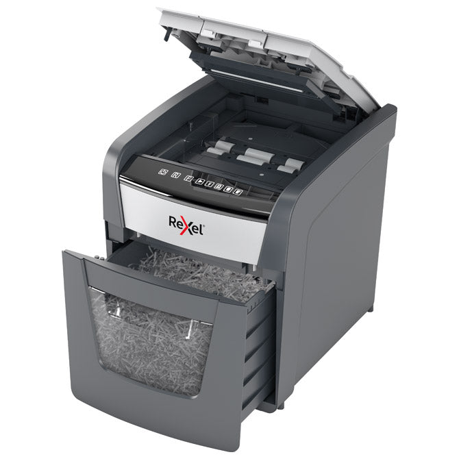 UNIČEVALEC DOKUMENTACIJE 50 (ROČNO 5) LISTOV CROSSCUT OPTIMUM AUTO FEED PLUS 50X REXEL 2020050XEU