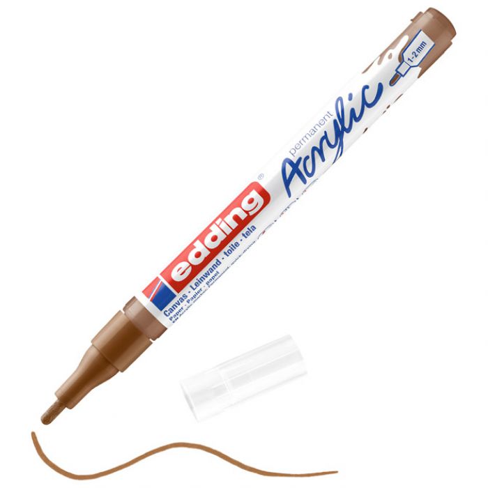 MARKER AKRILNI 1-2 MM EDDING 5300919 SVIJETLOSMEĐI