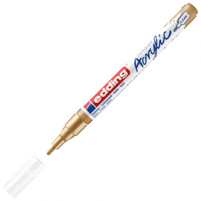 MARKER AKRILNI 1-2 MM EDDING 5300924 ZLATNI