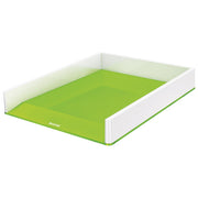 Ladica za spise wow leitz 53611054 bijelo-zelena