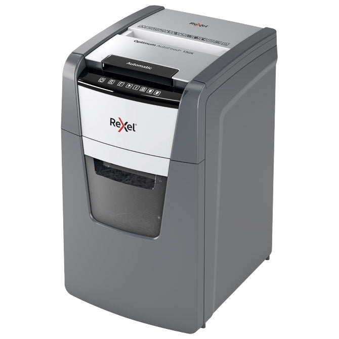 UNIŠTAVAČ DOKUMENTACIJE 130 (RUČNO 8) LISTOVA CROSSCUT OPTIMUM AUTO FEED PLUS  130X REXEL 2020130XEU