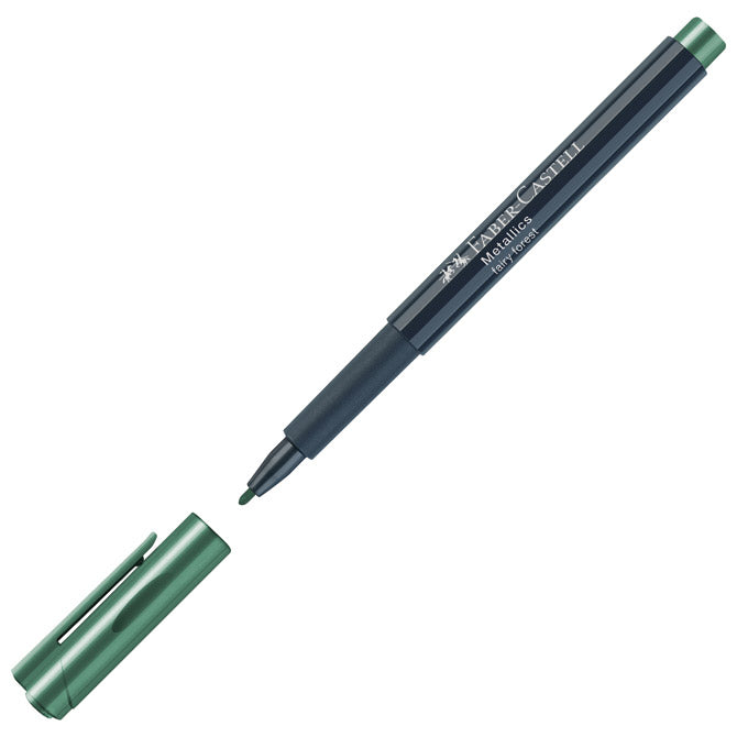 PERMANENTNI MARKER 1-2MM METALIK FABER CASTELL 160778 KOVINSKO TEMNO ZELENI