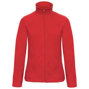JAKNA Z ZADRGO IZ FLISA B&C ID.501 ŽENSKA 280G RDEČA 2XL