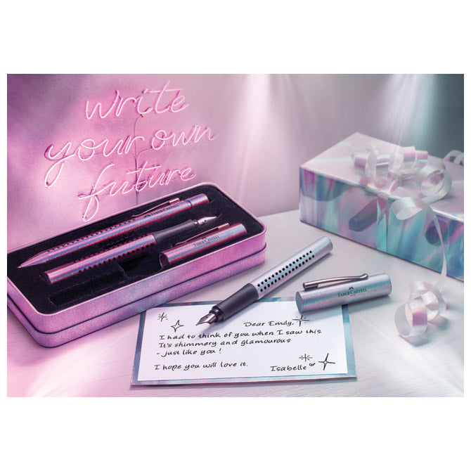 NALIVNIK GRIP 2011 (F) GLAM FABER CASTELL 140843 BISERNO SREBRNA