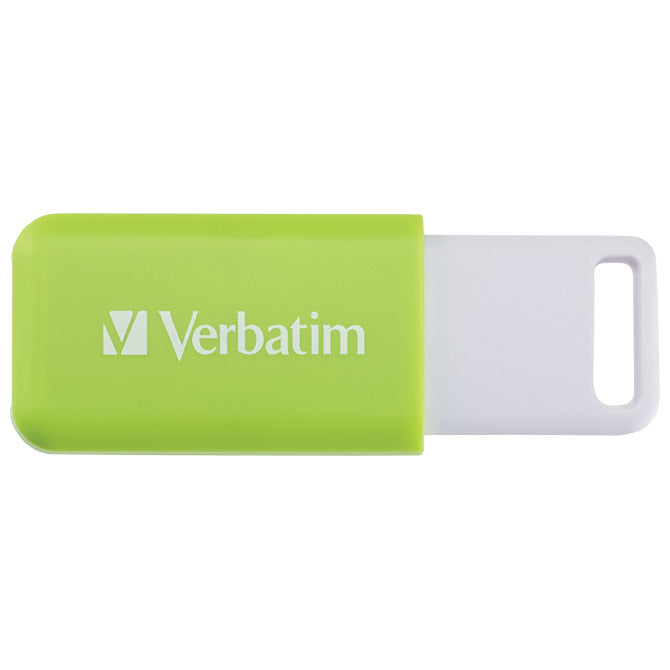POMNILNIK USB 32GB 2.0 DATABAR VERBATIM 49454 ZELENA BLISTER