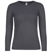 MAJICA DUGI RUKAVI B&C #E150/WOMEN LSL TAMNOSIVA L * DO ISTEKA ZALIHA