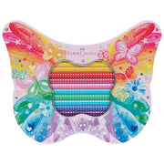 BOJE DRVENE  20BOJA METALNA KUTIJA SPARKLE BUTTERFLY FABER CASTELL 201971
