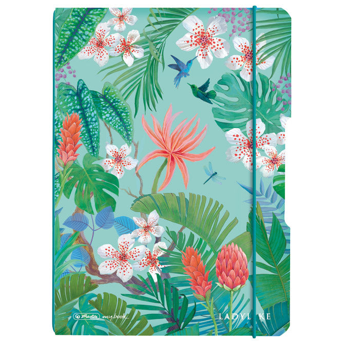 NOTES A5 CRTE (ISPREKIDANE) 40L 80G S GUMICOM LADYLIKE JUNGLE HERLITZ 50044283