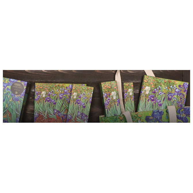 NOTES 13X18CM-MIDI CRTE  72L S GUMICOM VAN GOGH IRISES PAPERBLANKS PB8204-0