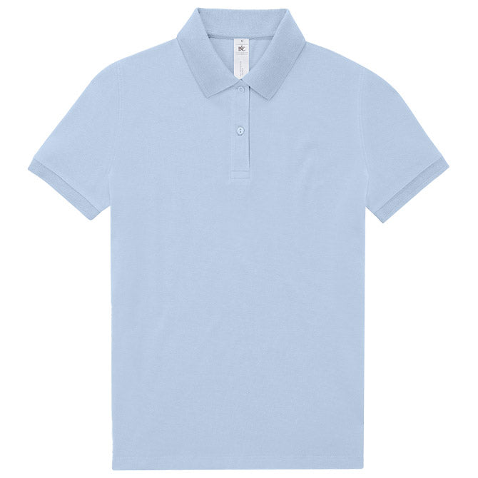 MAJICA KRATKI RUKAVI B&C MYPOLO180 WOMEN 180G SVIJETLO PLAVA M
