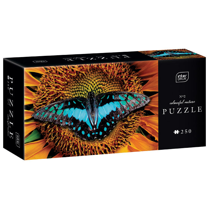 PUZZLE 250 KOM COLORFUL NATURE 2 BUTTERFLY INTERDRUK