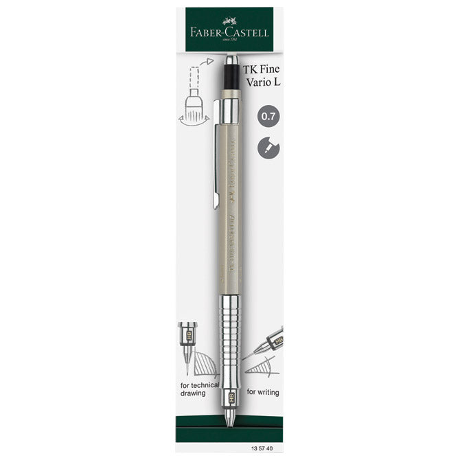 OLOVKA TEHNIČKA 0,7 MM TK-FINE VARIO L FABER CASTELL 135740 ŠAMPANJ