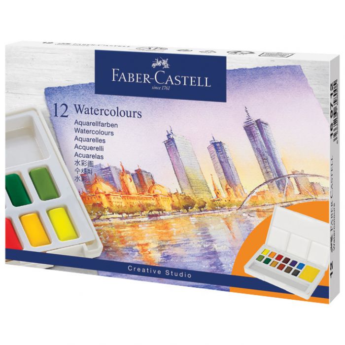 BOJA VODENA 12BOJE CREATIVE STUDIO FABER CASTELL 169712