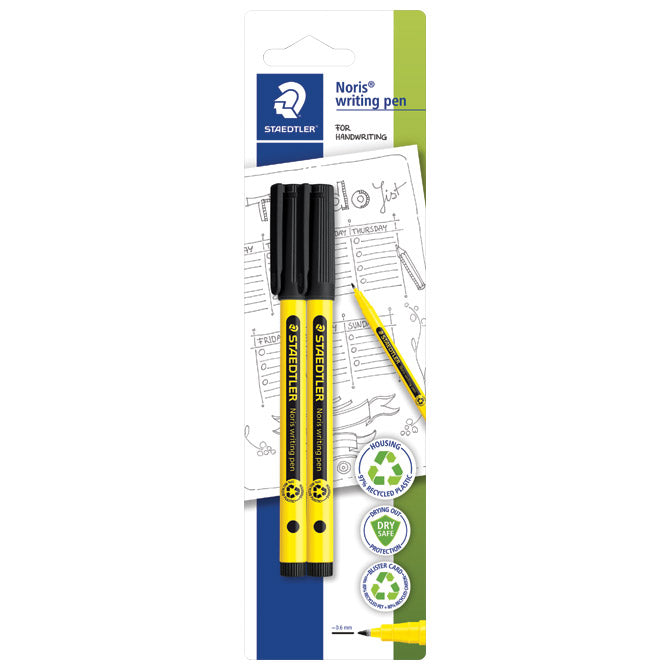 FLOMASTER FINELINER 0,6 MM PK2 NORIS STAEDTLER 307-9 BK2 CRNI BLISTER!!