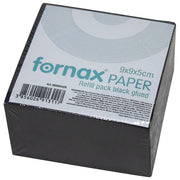 PAPIR ZA KOCKU 9X9X5CM LJEPLJENI FORNAX CRNI