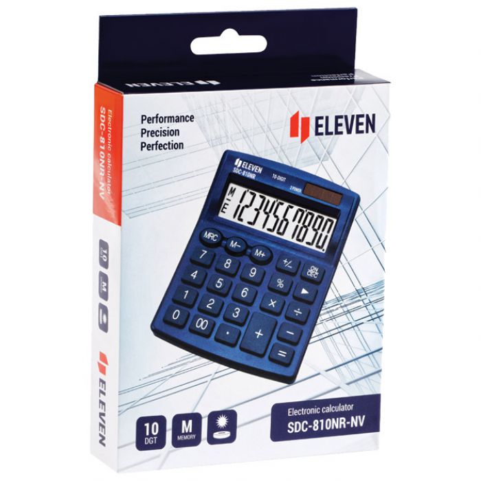 KALKULATOR KOMERCIJALNI 10MJESTA ELEVEN SDC-810NRNVE PLAVI
