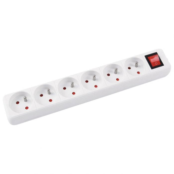 KABEL PRODUŽNI S PREKIDAČEM 6RUPA/5M OFFICE PRODUCTS 13116541-14 BIJELI