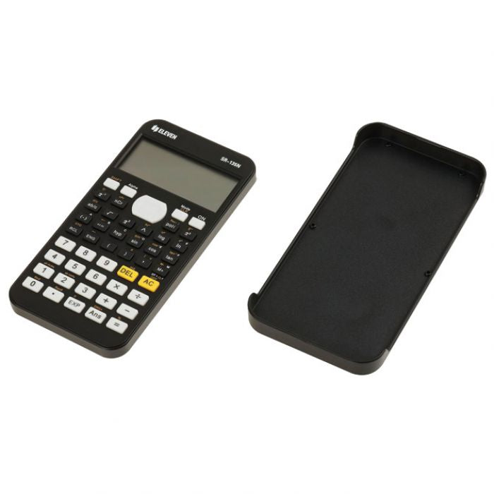 KALKULATOR TEHNIČKI 10 PLUS 2MJESTA 240 FUNKCIJA ELEVEN SR-135N CRNI