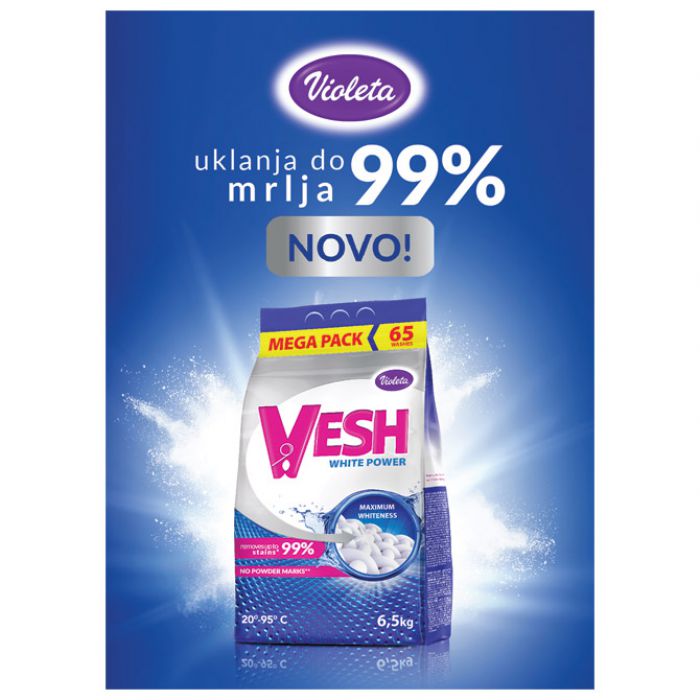 SREDSTVO - VESH PRAŠAK ZA VEŠ 6,5KG VIOLETA