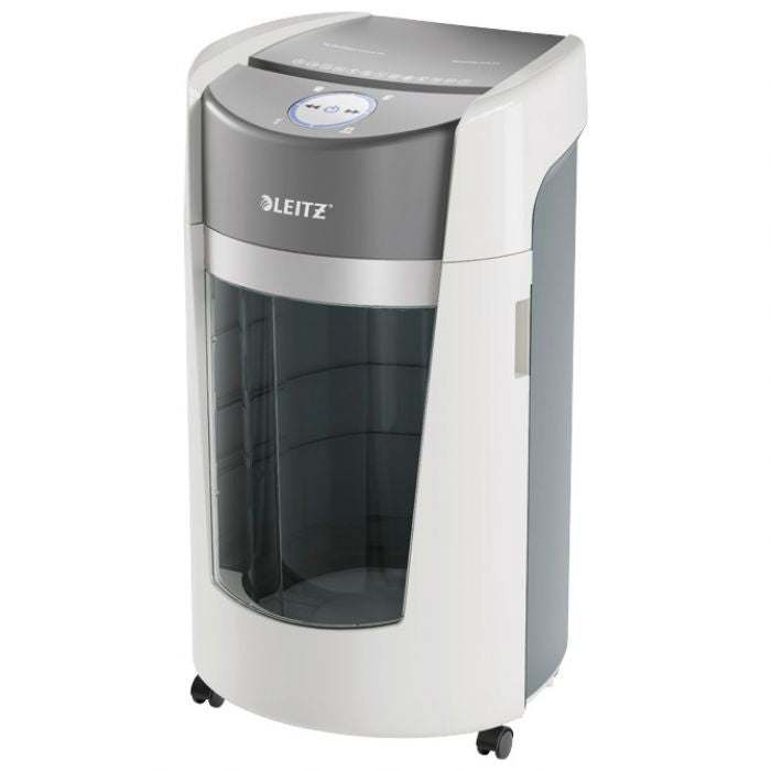 UNIŠTAVAČ DOKUMENTACIJE  10 LISTOVA MICRO CUT IQ OPTIMAX OFFICE LEITZ 83600000 BIJELO/SIVI