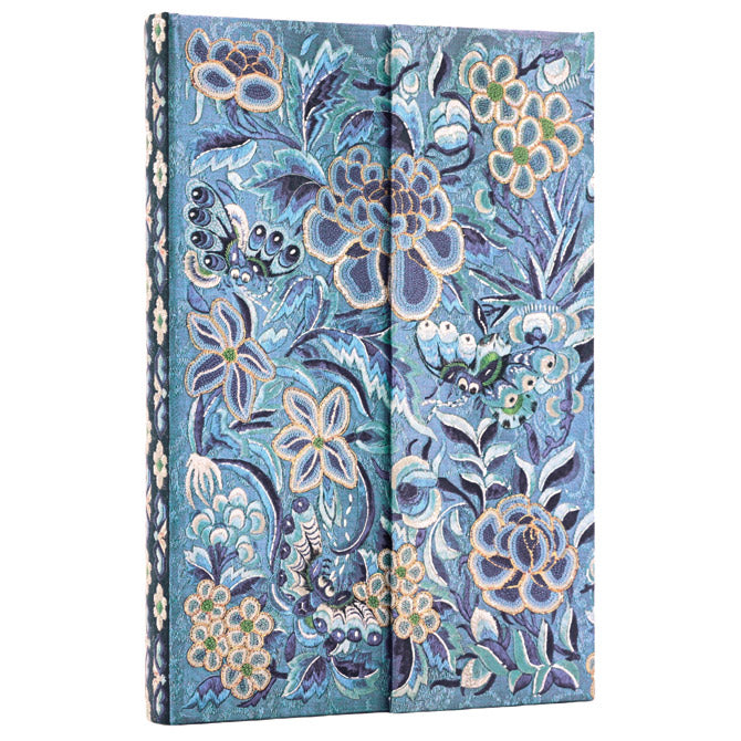 NOTES 9,5X14 CM-MINI CRTE  88L MAGNET BLUE WILLOW PAPERBLANKS PB9897-3