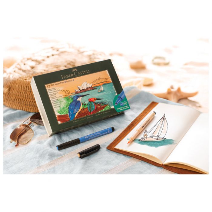 SET PITT ARTIST PEN PK12 SYDNEY FABER CASTELL 267138 SORTIRANO