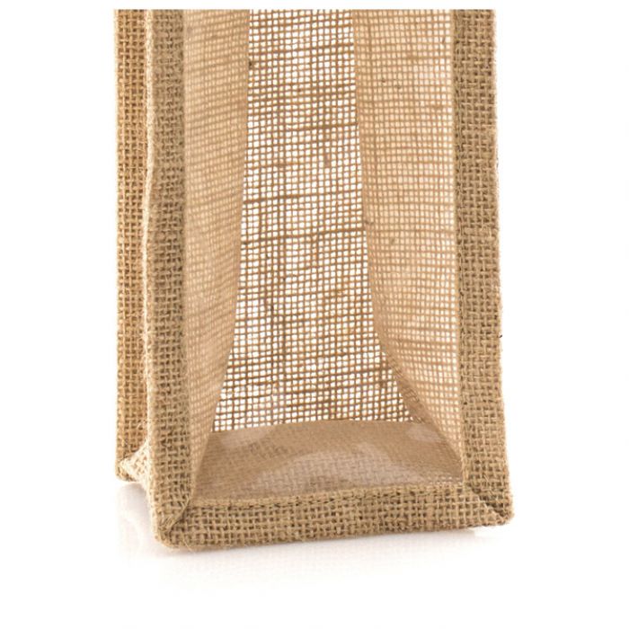VREĆICE ZA VINO JUTA 10.5X35.5X10CM MAKITO 3480 S PROZORČIĆEM