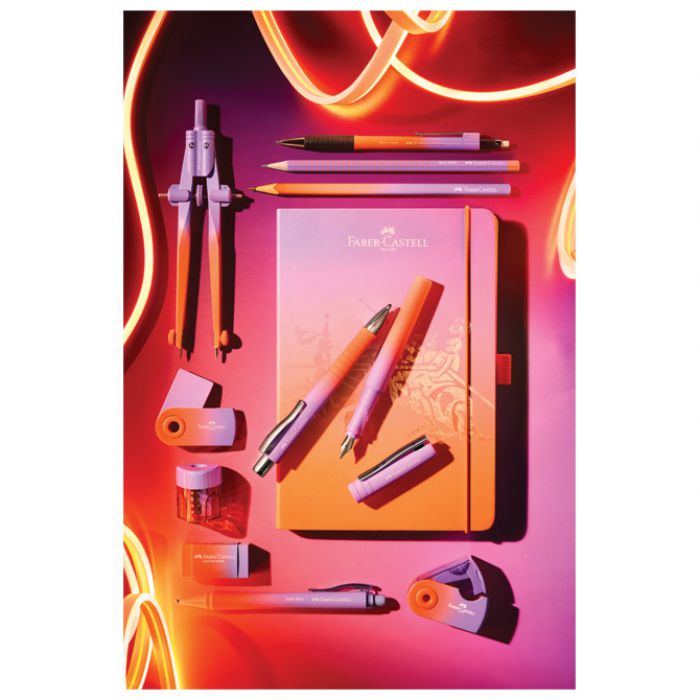 NOTES 14,5X21 CM KARO 96 L 100 G S GUMICOM FLOW FABER CASTELL 10 284 662 CRVENO-LJUBIČASTI