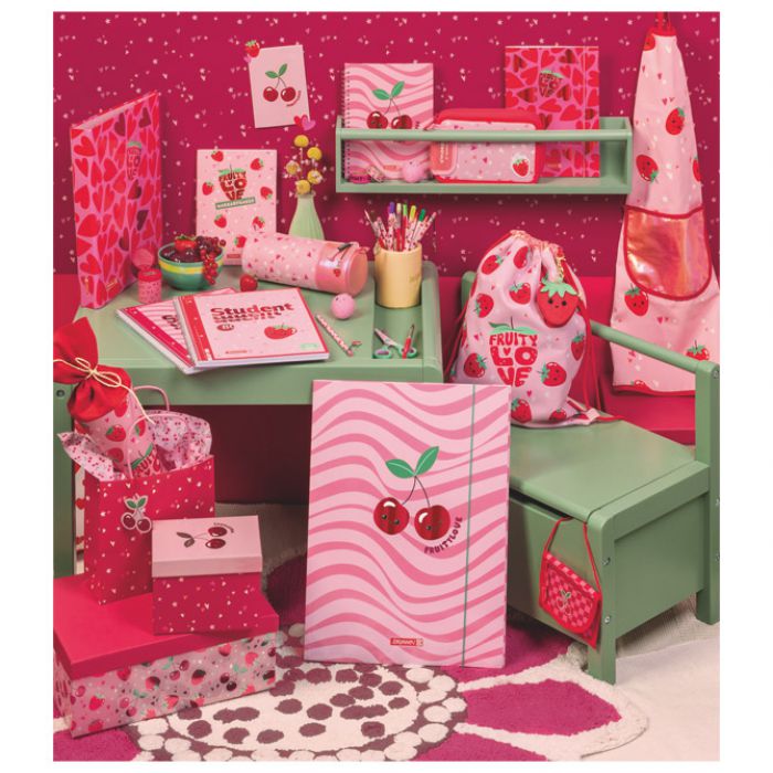 BLOK KOLEGIJ A4 CRTE  80L PERFORACIJA PLUS 4RUPE FRUITY LOVE BRUNNEN 10-67927 522