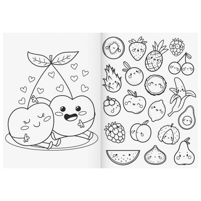 BOJANKA B5 16L PLUS NALJEPNICE FRUITY LOVE BRUNNEN 10-48124 522